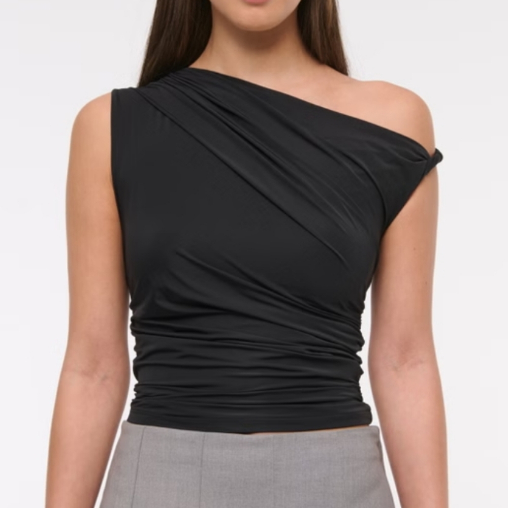 Abercrombie & Fitch Draped Twist Top XS NWT